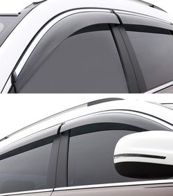 Side Window Visors Wind Deflectors Sun Rain Guards Compatible with 2020-2025 Mercedes-Benz GLE-Class