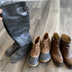 Lot Of Womens Boots - SOREL, Frye, Nordstrom, Catherine Maladrino