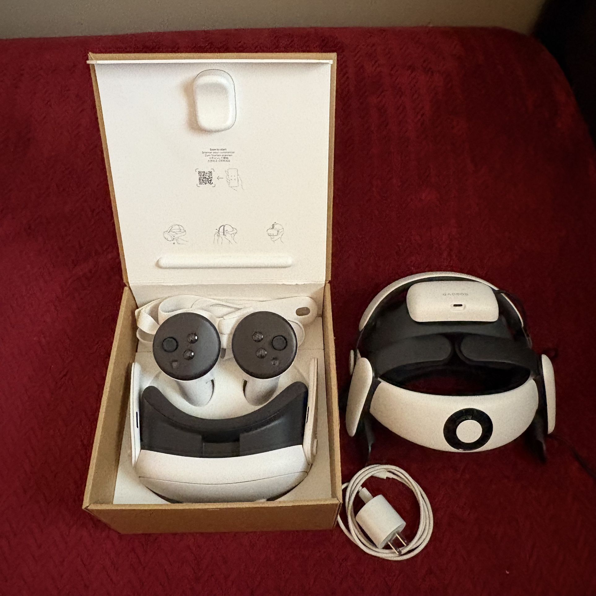Meta Quest 3 (512GB) + BOBOVR S3 Pro Strap – Excellent Condition