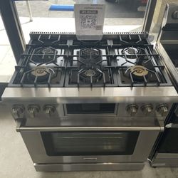 36” Thor Kitchen Gas Range With Self Cleaning & Air Fry 