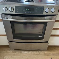 JennAir downdraft Range With Glass Top