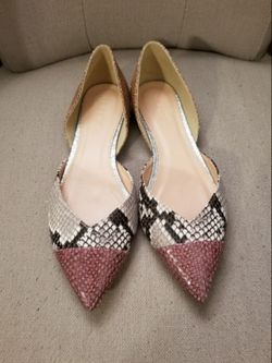 New J.Crew Snakeskin Flats