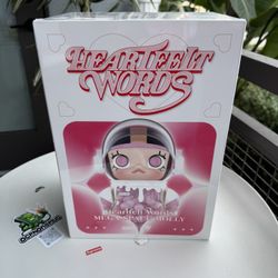 Pop Mart - Mega Space Molly 400% - Heartfelt Words *factory sealed!* 