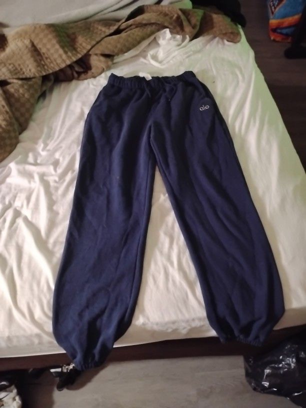Navy Blue Alo Sweatpants