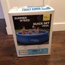   Summer Waves  10 Ft Fast Set Pool  