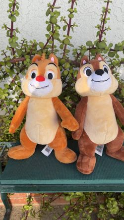 Disney classic Chip N Dale 11.5in Large Plush Stuffed Animal Chipmunk Plushie