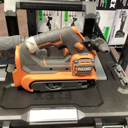 Ridgid 18V Brushless Belt Sander (Tool-Only) $100