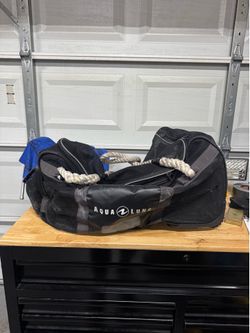 Aqua lung spear fishing bag w/ custom handles
