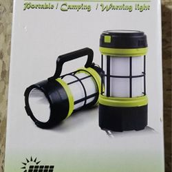 Solar Powered Multi-functional Camping Lantern