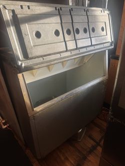 Commercial Ice Machine with Stainless Bin, Not Working, As-Is