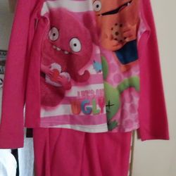 Brand New Girls Pajamas Set Ugly Dolls  Size 4/5