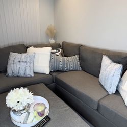 Section L Grey Couch
