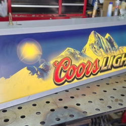 Coors Light pool table light