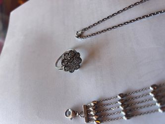 Gorgeous silver jewelry collection.