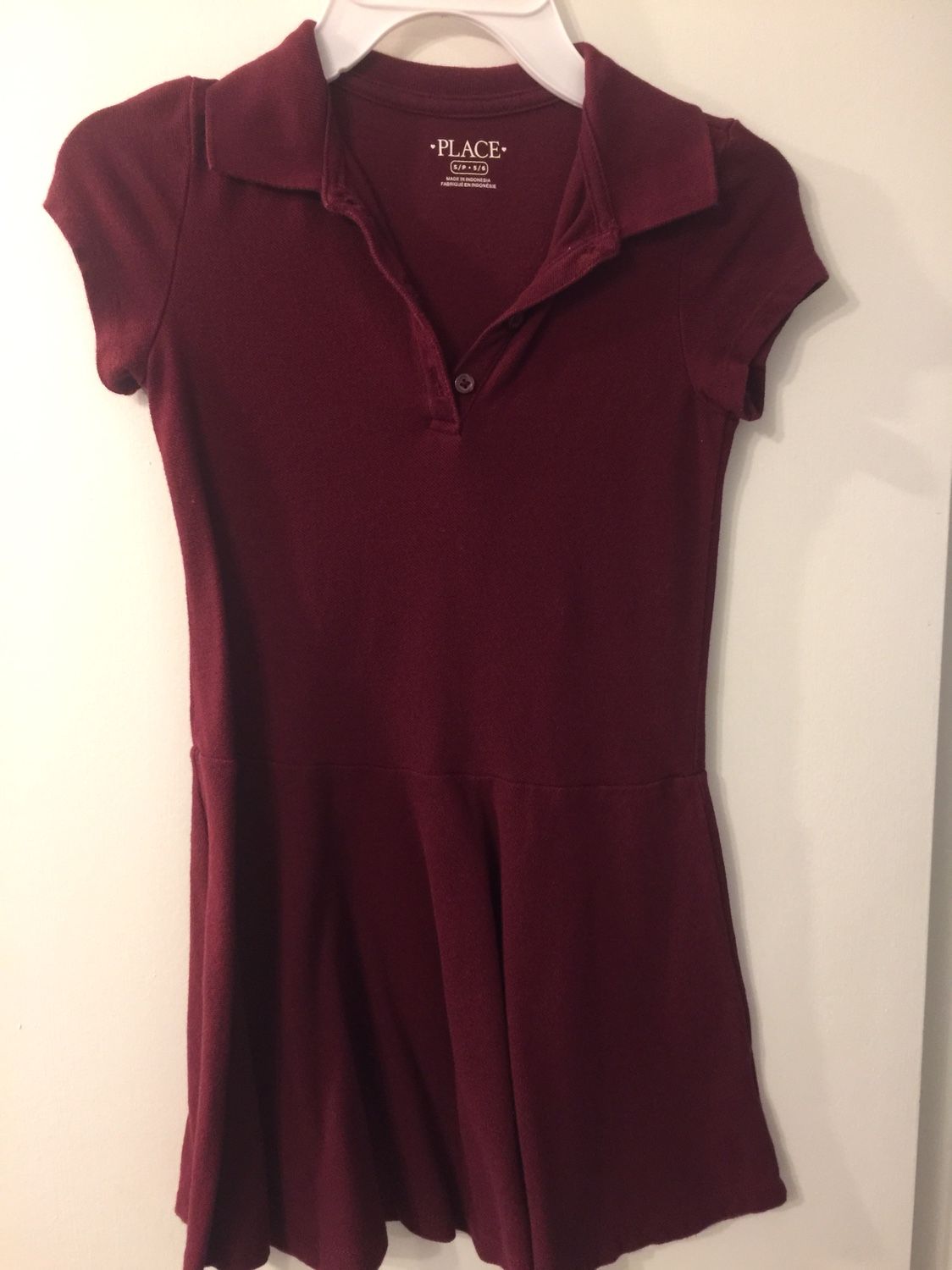 Girl School Uniform Dress 4-6T