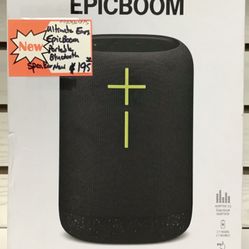 Ultimate Ears EpicBoom Portable Bluetooth Speaker New 
