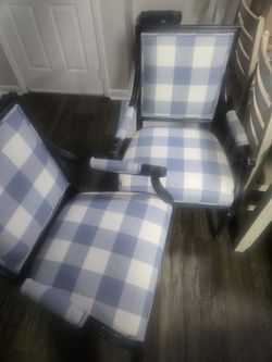 Louis XVI style wood framed armchairs by Ballard