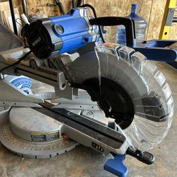 Kobalt Compact 12-in 15-Amp Dual Bevel Sliding Corded Miter Saw