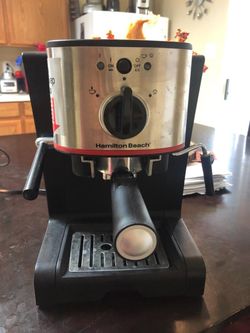 Hamilton beach coffee maker and espresso!