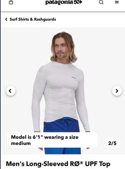 Men Long-sleeved Patagonia UPF top