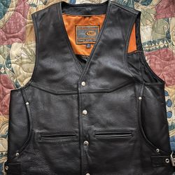 First Classics Leather Vest Size Medium