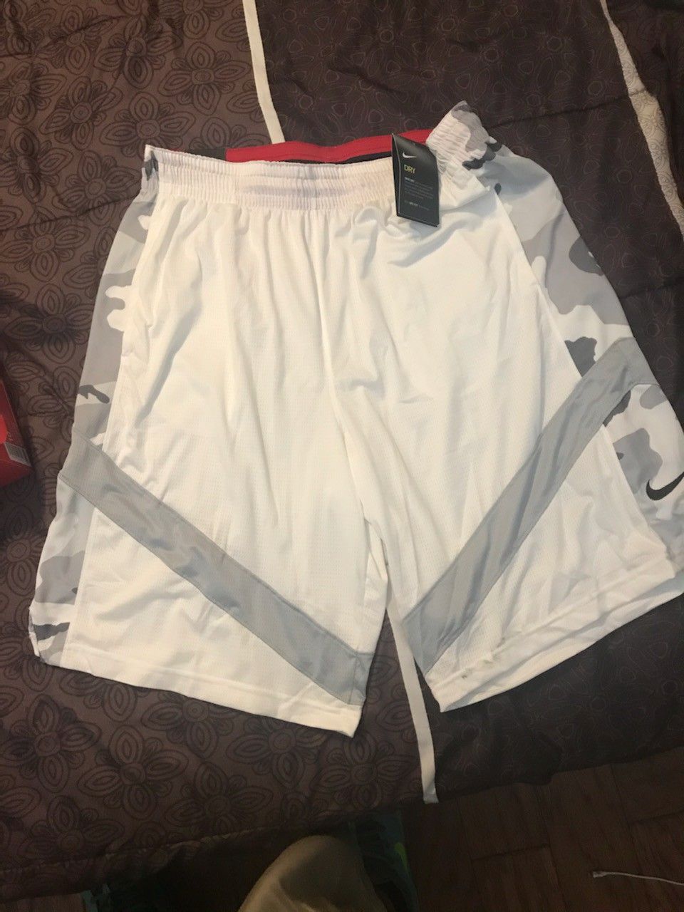 Nike camo dri fit shorts size XL