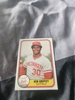 1981 Fleer Ken Griffey Baseball Card 