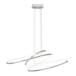 SALESUMO SWIRL BUTTERFLY LED PENDANT - CHROME