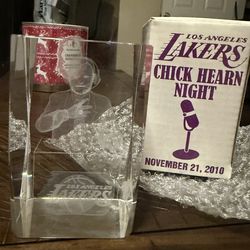 Chick Hearn memorabilia.