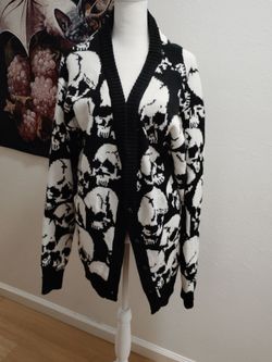 Killstar skull cardigan