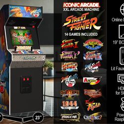 STREET FIGHTER XXL ARCADE MACHINE BY ICONIC ARCADE
