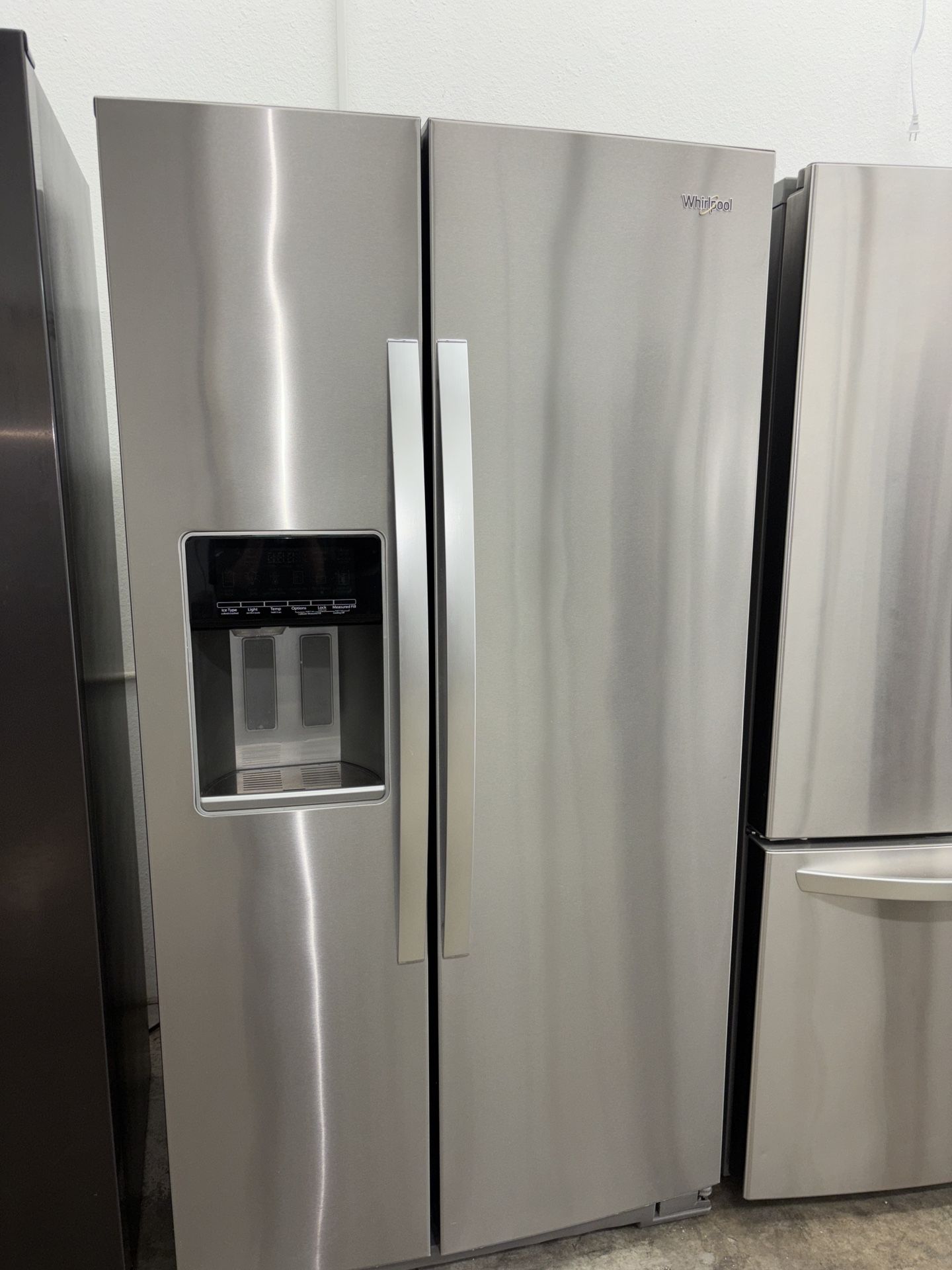 20.6 cu. ft. Side By Side Refrigerator in Fingerprint Resistant Stainless Steel, Counter Depth