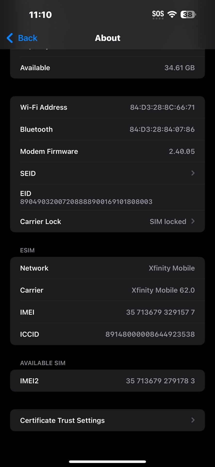 iPhone 15 Plus Xfinity 