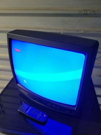 13" Philips CRT Retro Gaming TV Coaxial w/ Remote