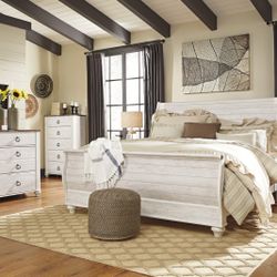 Willowton King Sleigh Bedroom Set 
