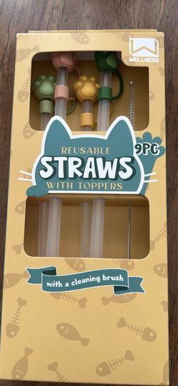 New reusable straw set 9 pieces