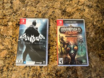 Nintendo Switch Games $20 EACH (Batman Arkham Trilogy & Odd World Collection)
