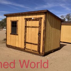 8x12 Rustic Shed On SALE