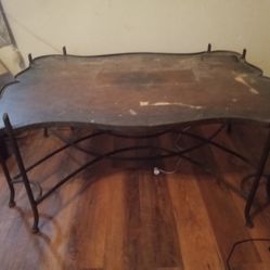 Brown Oak Fox Roux Table 