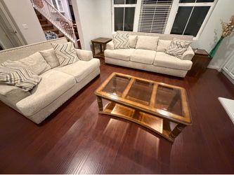 Sofa and loveseat