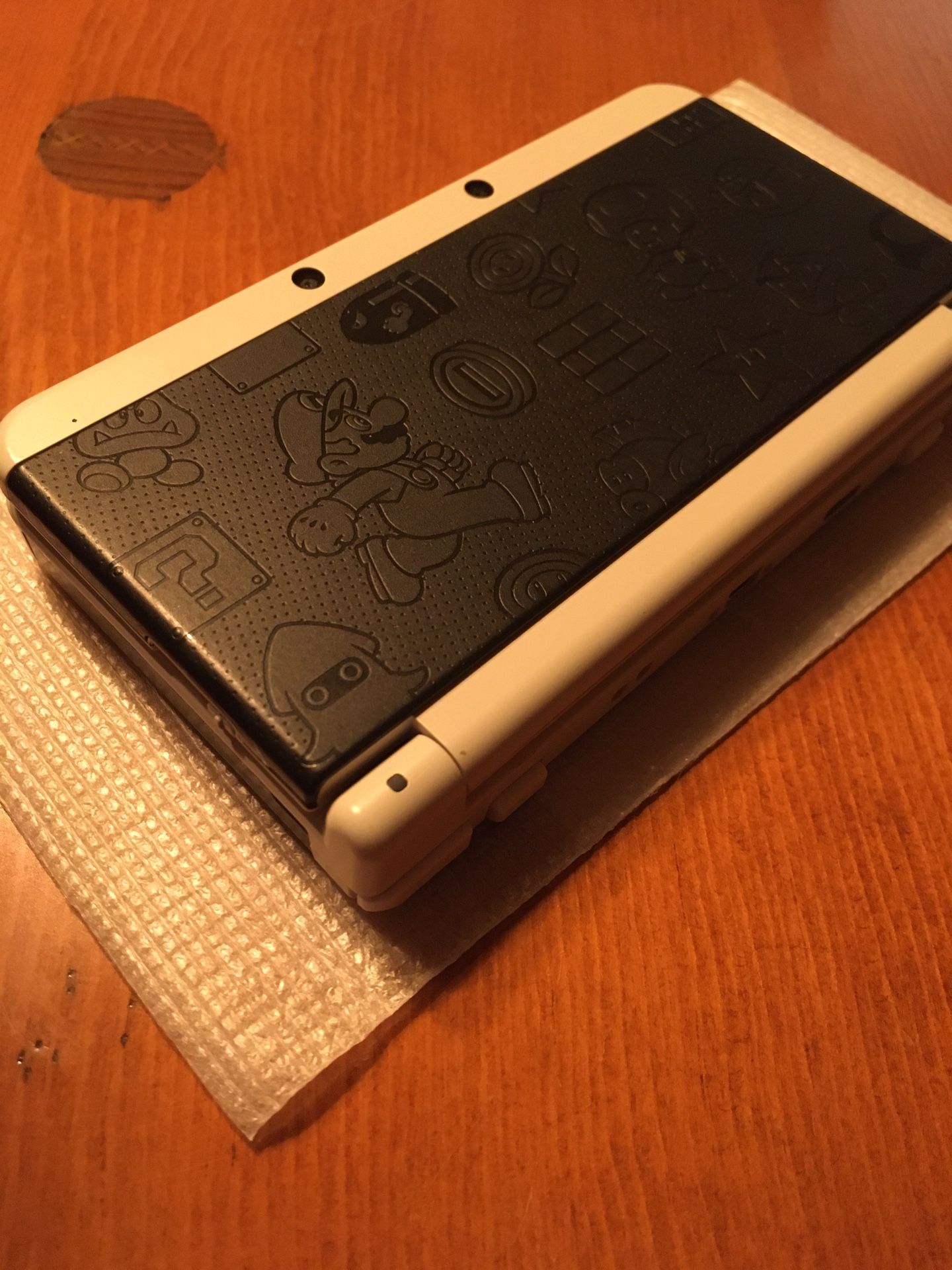 New Nintendo 3DS Kisekae Cover Plate / faceplate No.005 - Grey Super Mario Emboss