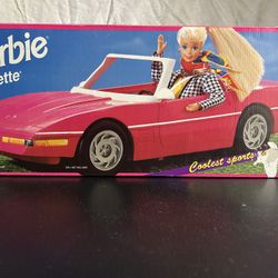 BARBIE PINK CORVETTE 