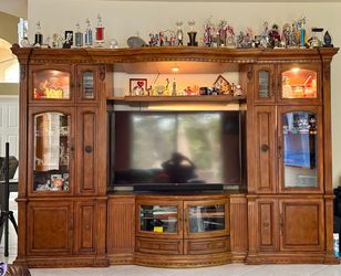 Wall Unit Entertainment Center fits 70" TV