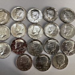 (18) 40% Silver Half Dollars And (54) 40% Silver War Nickels Reserved For Jonathan
