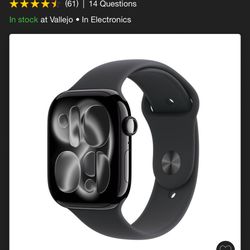 Apple Watch Series 11 46mm Jet Black 