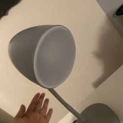 Grey Table Lmao With USB 