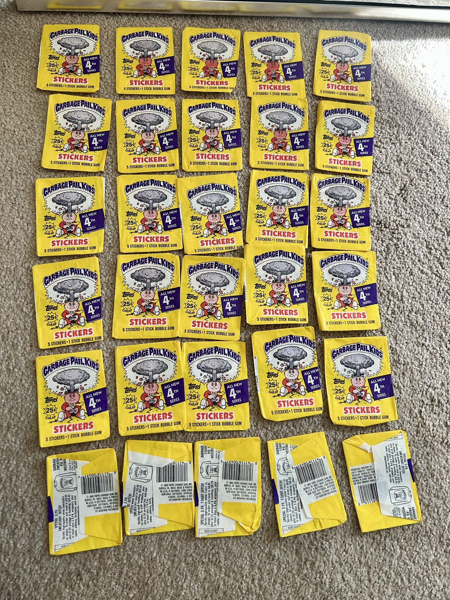 30 Garbage Pail Wax Packages Only