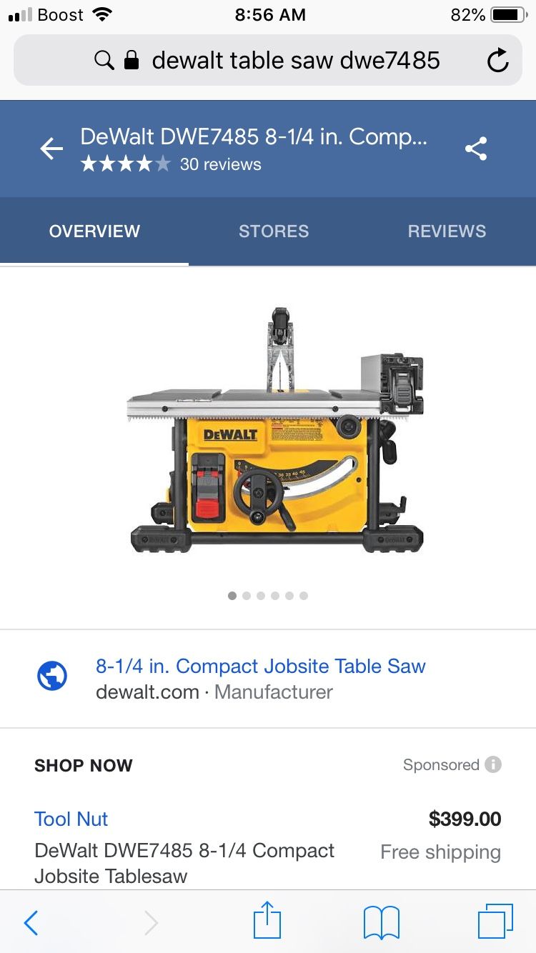 Table saw Brand New. Still in box