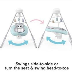 Fisher-Price baby Raccoon Cradle N Swing