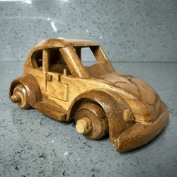 Wood Collectible Buggy Car